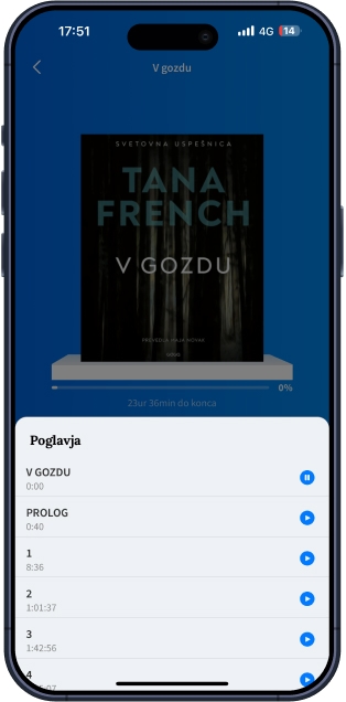 Screenshot of the current step on an Android phone