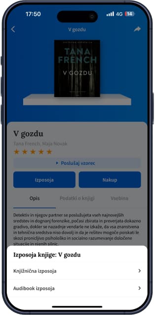 Screenshot of the current step on an Android phone